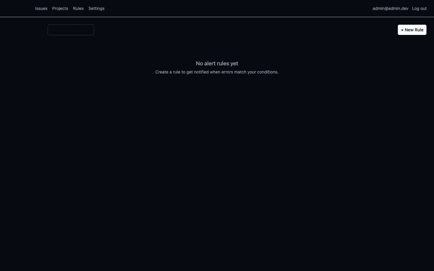 Rules page